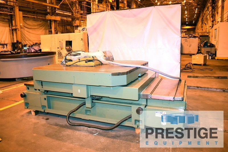71" x 78" Union Ti  2 Power Rotation, Power Infeed, Scales, 15 Ton Cap. '94, #26626