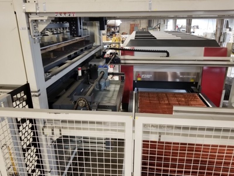 2015, 5x10, 4000 Watt Fiber Laser, Compact Load/Unload System