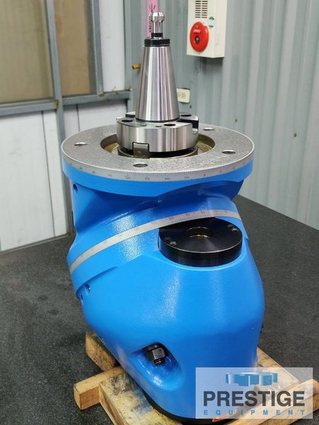 Yang Universal Milling Head, #50 Taper, Swivel 2 x 360 Deg., Rated @ 53 HP & 2000 RPM, New #43503
