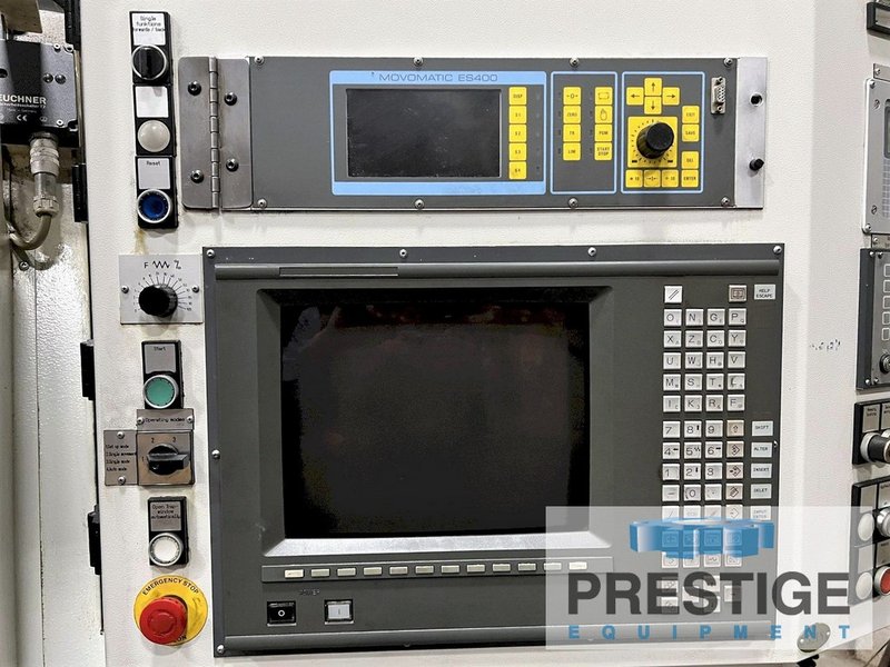 Junker Jumat 5002/50, 11" Swing, 27.5" C.C, 19" Wheel Dia., OD/ID Spindles, Marposs Gauging, Fanuc 18T, 2000, #32635