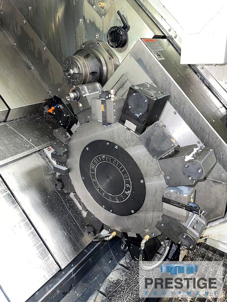 Yama Seiki GTZ-2600Y, (2) 16 Station Turrets with Milling, Y-Axis, Fanuc CNC, 1000 PSI, Probe, 2017, #31769