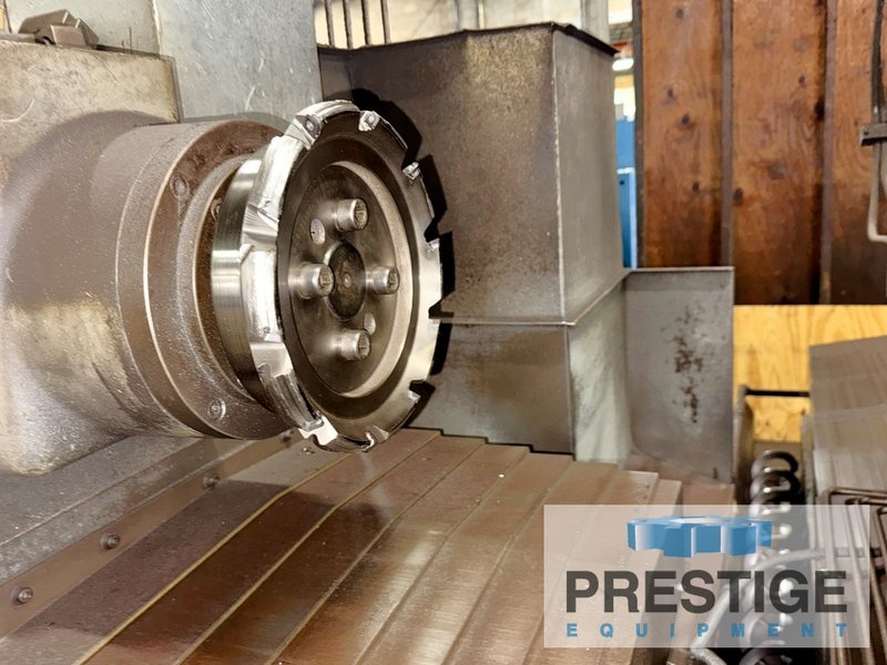 Hamai 6DS-A, 55" Between Spindles, 23.62" x 88.58" Tbl, 70 - 1200 RPM, X-55", Y/Z-15.74", Fanuc 0-Mate M CNC, #44053