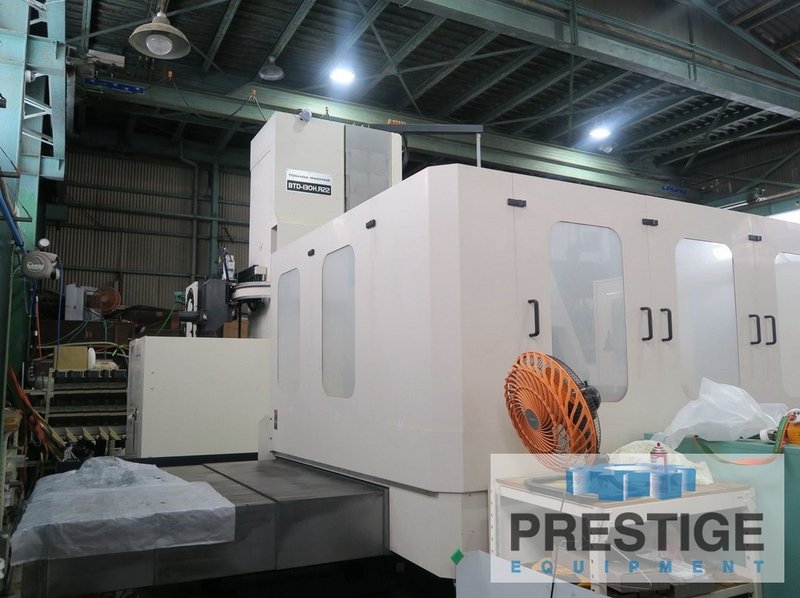 5.12" Toshiba BTD-130H.R22, X-118", Y-90", Z-63", W-27.5", 70" x86" Tbl, 2,500 RPM, 38-ATC, Tosnuc 999 CNC, 2020 #43911