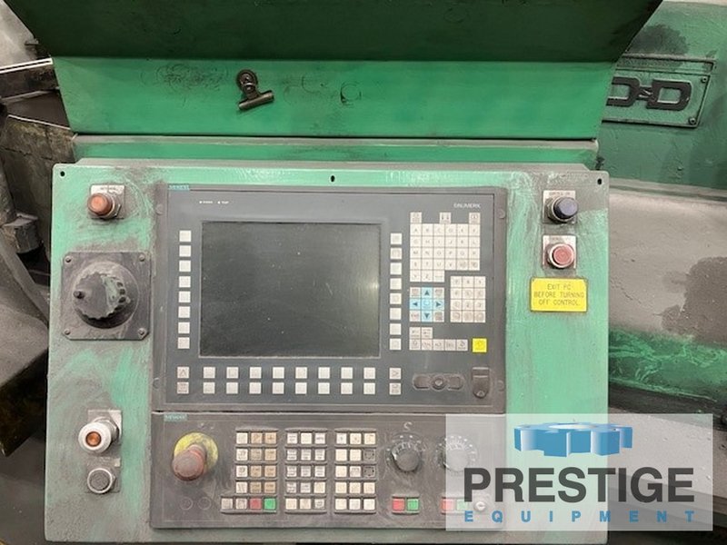 R D & D 50" x 200" Heavy Duty CNC Roll Lathe, 200 HP, 75 Ton Wt Capacity, 225 RPM, Rebuilt 2009, Siemens 840D #43885