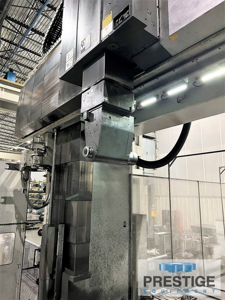 Toshiba MPC-3180B 5-Face Mill, X-354", Y-154", (2) 106" x 315" Pallets, Fanuc 30iB, 180-ATC, 3 Angle Heads, 2012 #32565