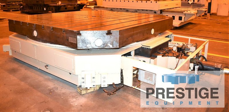 Giddings & Lewis 360C 120" x 120" CNC B-Axis Rotary Table, 75 Ton Capacity, #43428