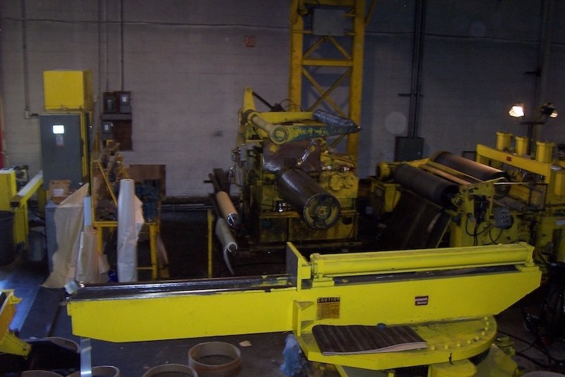 60" x .135" x 40,000Lb Stamco Loop Slitting Line