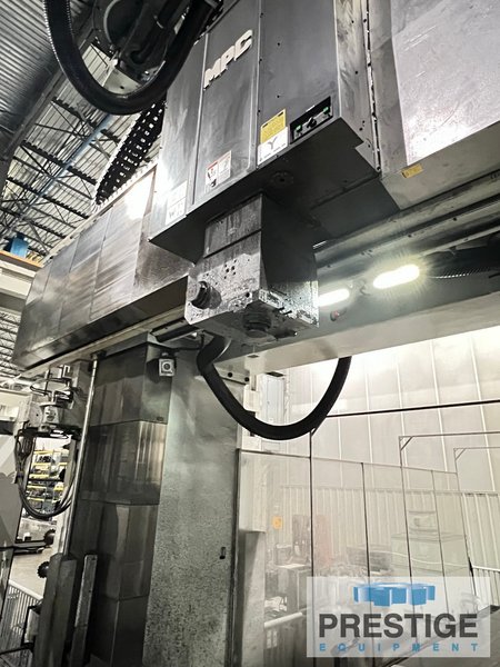 Toshiba MPC-3180B 5-Face Mill, X-354", Y-154", (2) 106" x 315" Pallets, Fanuc 30iB, 180-ATC, 3 Angle Heads, 2012 #32565