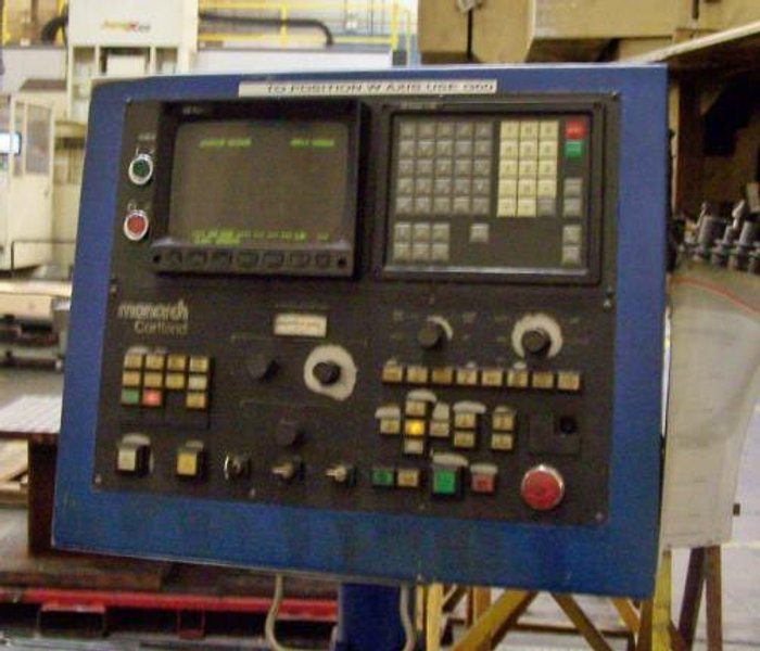 Monarch CNC Travelling Gantry, ATC, 72" x 192" Capacity 15 HP, 3200 RPM,'80 Fanuc 11M, #23737