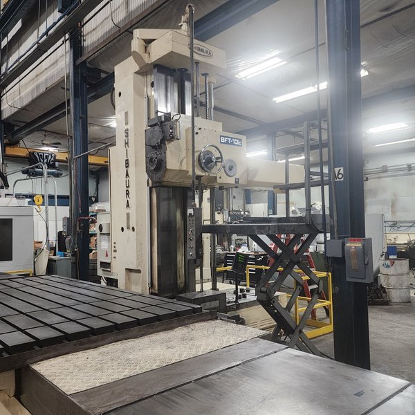 5.12" TOSHIBA BFT-13C-W3 TABLE TYPE HORIZONTAL BORING MILL