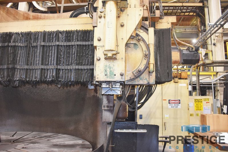 120" Gray Series 200, 132" Swing, 88" Turning Height, (2) Swiveling Rams, Fanuc 15T CNC, #31750