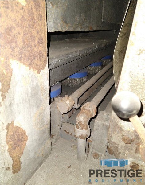 Steelmaster Profiline SMW 523, 37" Belt, (1) Abrasive Head, (7) Brush Heads, Machine Rebuilt, PLC Control, 2009, #31776
