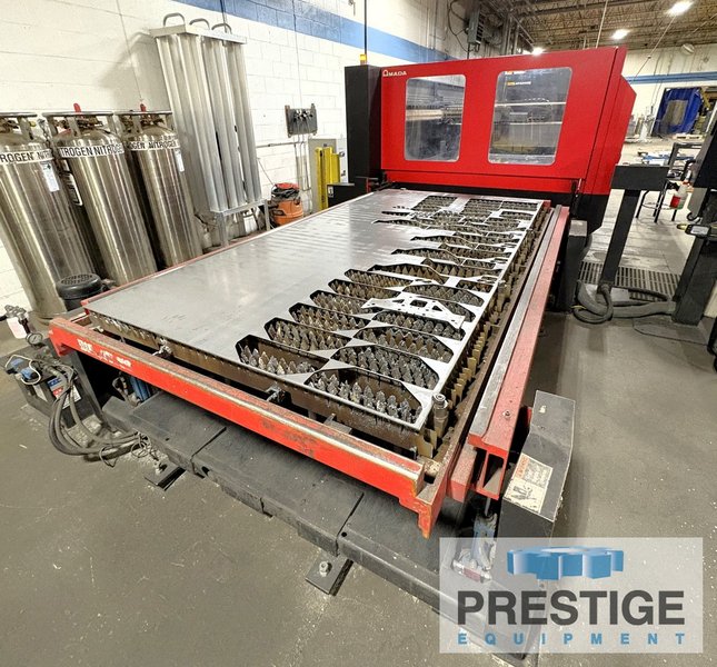 Amada FO-3015NT, 4 KW CO2, 60" x 120" Max Sheet Size, Dust Collector, 2007, #43952