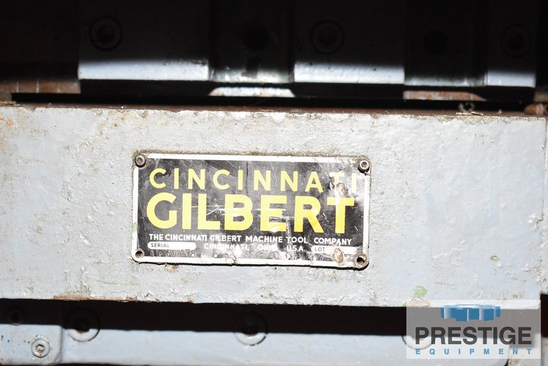 60" x 84" Cincinnati-Gilbert Infeeding, 48" Infeed, 4-Position Shot Pin, 15 HP, #23163