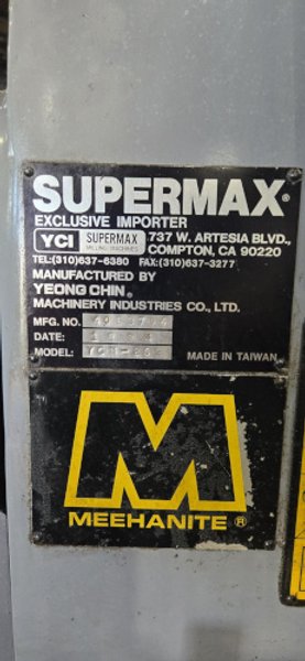 SUPERMAX, #YCM-2GS, #40 horz. spindle & turret head, auto feed, DRO, 1994