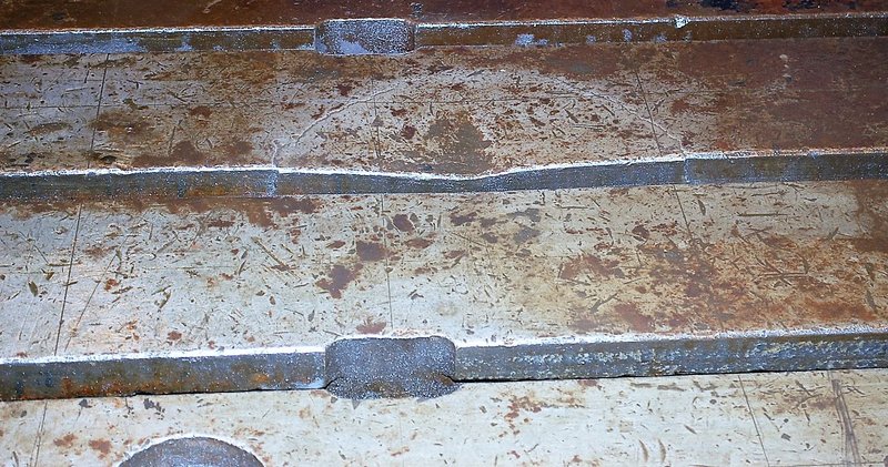 78" x 236" x 16.5" T-Slotted, 8 T-Slots on 10" Centers, 16.55" Thick, Cast Iron, #27522