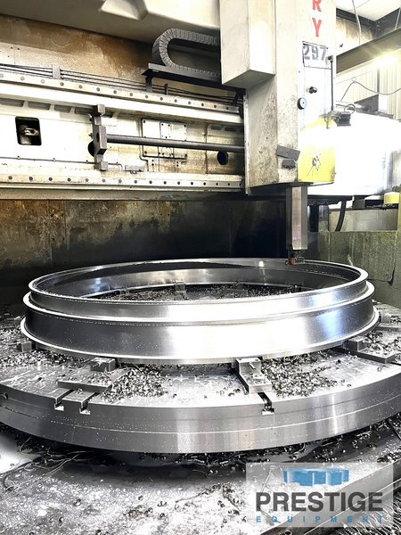 120" New Century, 12-Station ATC, 124" Swing, 84" Under Rail, 70 RPM, 40 HP, Fanuc 18T, #43801