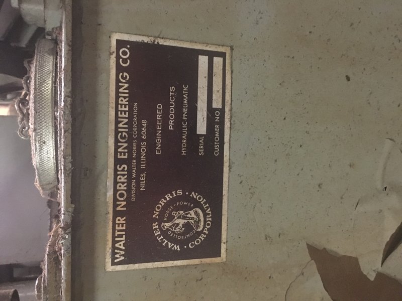 Custom Built 85 Ton 4 Post Hydraulic Press with Air Cushion and Hydraulic Unit
Specifications: 
Press Stands 10 Feet Tall
Capacity: Approximately 85 Ton 
Stroke: 22"