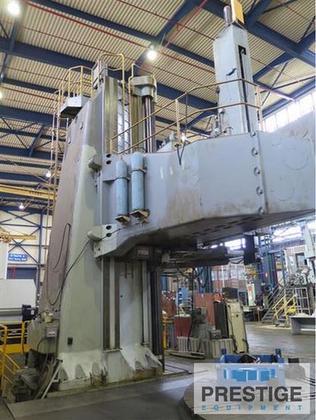 Schiess VKE 500/900,197" Table, 355" Swing, Openside, Live Spindle, 100 Ton Cap.,120HP, Fanuc 18-TB, #25414