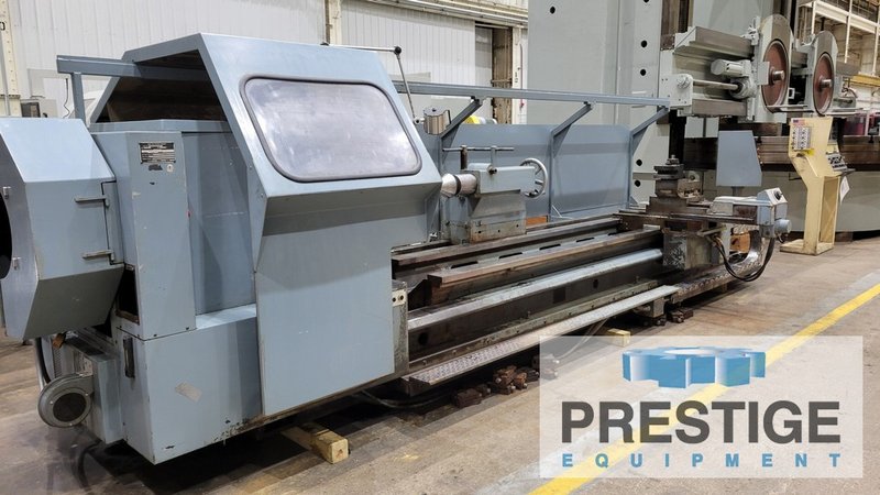 Binns & Berry Data 90-850, 33.46" x 118" ,14.5" Spindle Hole, Fagor CNC, 28" Front & Rear Chucks, Tailstock, #43196