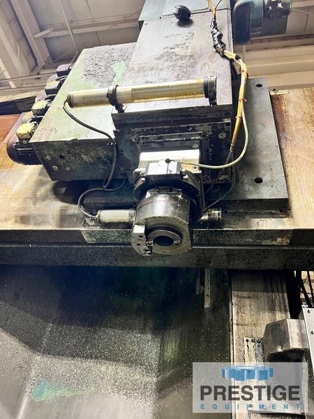 63" Schiess 20DSC160, 78" Turn Diameter, 76" Turning Height, 47" Ram Stroke, C-Axis, Lv Spl., ATC, Fanuc 15, #43101