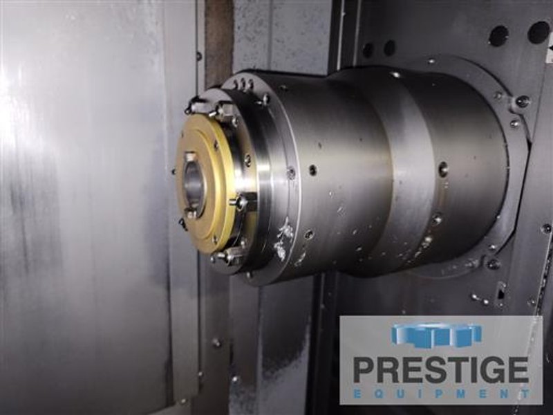OKK HMC400, Fanuc 31i-B, X-22", Y-22", Z-27", 15.7" Pallets, B-Axis, 60 ATC, 15K RPM, TSC, Chip Conv, 2015, #32909