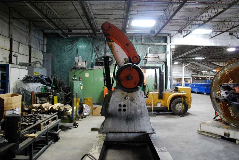 20,000 Lb. x 48″ BRADBURY Uncoiler w/Hold Down & Coil Car