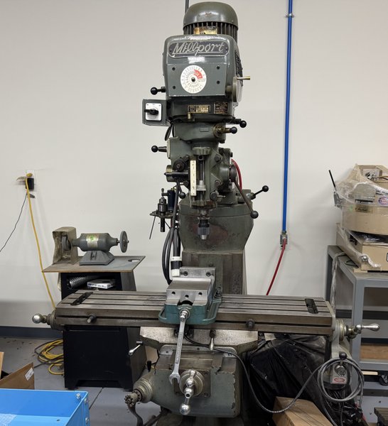 Millport 3HV Vertical Knee Mill with Horizontal Attachement