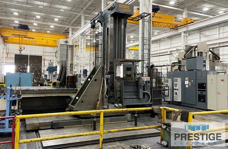6.3" Wotan Rapid 5 CNC Ram Type, 60 ATC,  X-236",  Y-138", Z-40" (Spindle), Z-1- 27" (Ram), Infeed CNC Rot.Tbl, #31959