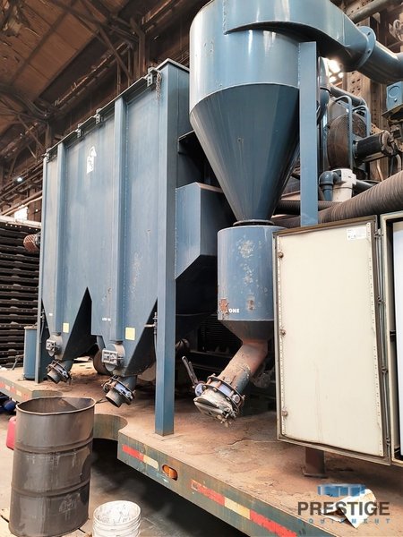 Advanced Recycling Systems Aries/Vac B2 Mobile Blasting System, 2-Pot System, Trailer, Dryer, 2005, #31575