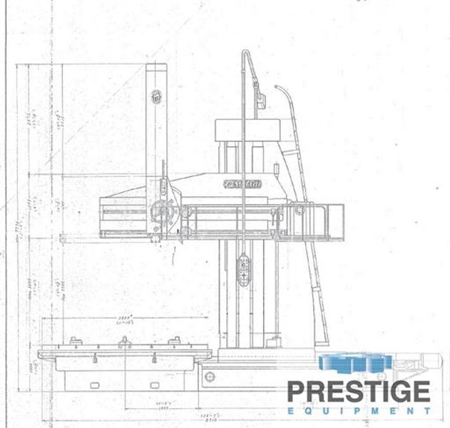 141"/275" O-M LTD TMS-1 36/70, 275" Turning Diameter, 114" Under Tool, 40 RPM, Fanuc 16T-A, #31707
