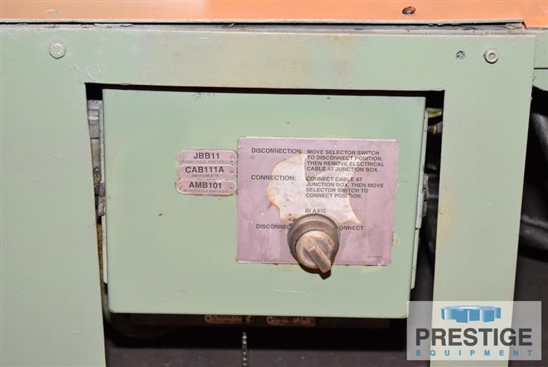 84" x 96" Giddings & Lewis Model 360C CNC Contouring B-Axis Rotary Table, 50 Ton Weight Capacity, 1992, #31396
