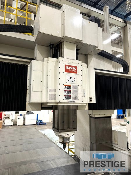 SNK DC-6ASM 60 ATC, AAC, 5-Face, X-285", Y-138", (2) 118" x 275" Tables, 4000 RPM, Right Angle Head, Fanuc 30i-A, #43480
