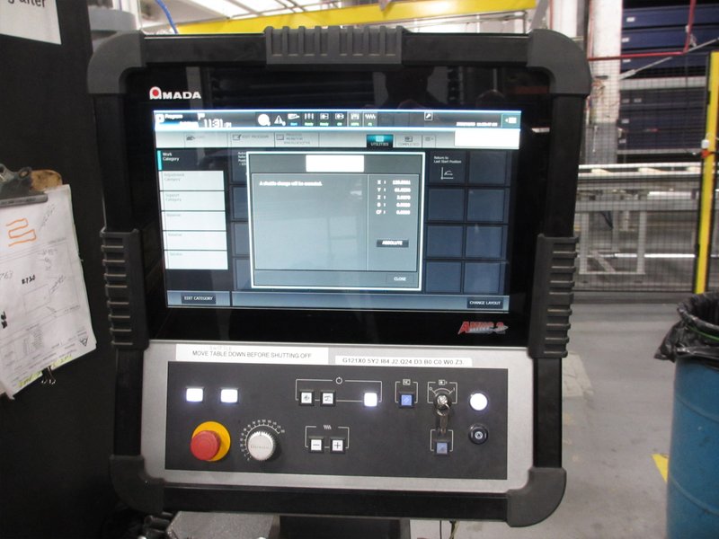 2018 AMADA Ensis 3015AJ, 6.0 kW, 120” X 60” Max Sheet Size, AMNC 3i Control