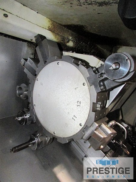 Cincinnati Avenger 250S, 23" Swing, 19" C.C, 4000 RPM, Sub Spindle, Bar Feed, Acramatic 850SX, #32335