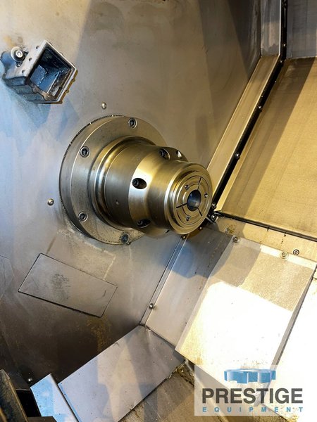 Hyundai Wia L210-LSA, 22" Swing, Sub-Spindle, 12-Pos. Turret, HP Cool, LNS Bar Feed, Fanuc i, 2013, #32280