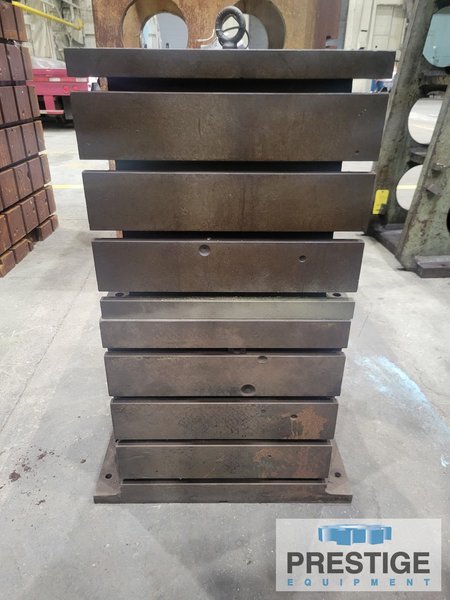 (2) 40" x 20.5" x 22" Devlieg Stackable Angle Plates 8 T-Slots, Ref #43168