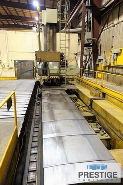 5.12" Toshiba BF-130A, X-295", Y-118", 180" x 156" T-Slotted Floor Plate, Fanuc 15-M CNC, 1997, #32262