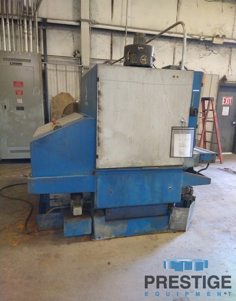 Steelmaster Profiline SMW 523, 37" Belt, (1) Abrasive Head, (7) Brush Heads, Machine Rebuilt, PLC Control, 2009, #31776