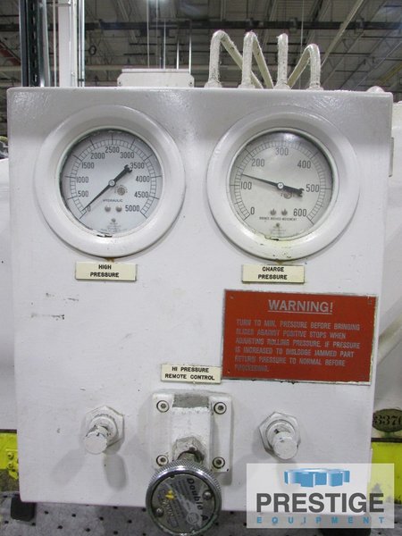 Anderson Cook 350, 54" Stroke, 48" Max. Rack Length, 4.75" Rack Face Width, 2.5" Max. Part Dia., Live Centers, #32338