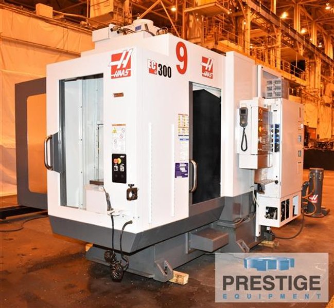 HAAS EC-300, (2) 11.8" Pallets, Full 4th Axis, X-20", Y-18", Z-14", 12000 RPM, 24-ATC, 300 PSI Coolant, 2013 #32370