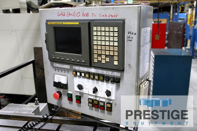 Miroku MSEG-1200-1NC, GE Fanuc 21i-M, 1.25" Dia., 48" Hole Depth, 59" x 39" Table, X-30", Y-18", S/N M5649, #43728