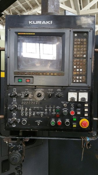 5" KURAKI KBT-13DXA CNC HORZ. BORING & MILLING WITH FANUC 15M CNC CONTROL