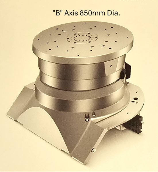 Comau, Model Urane 25, Linear Drives, 4-Axis / "B" Rotary Axis, X,Y, Z 800mm / 700mm / 400mm, HSK-A63 18,000 RPM, 40 ATC (30 Units)