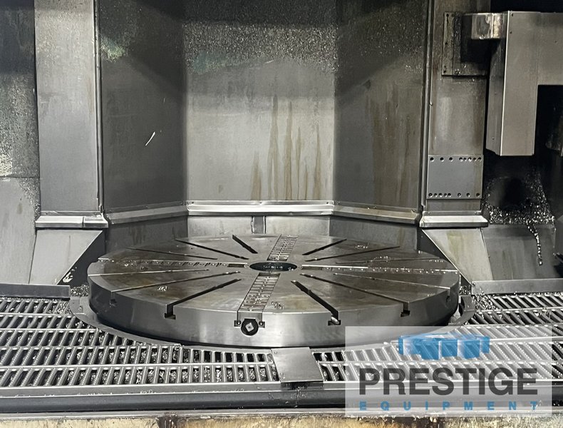 63" Schiess 20DSC160, 78" Turn Diameter, 76" Turning Height, 47" Ram Stroke, C-Axis, Lv Spl., ATC, Fanuc 15, #43101