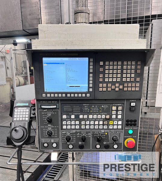 Mitsubishi MVR40, 5-Face, X-244", Y-165", Z-31", 147" B.C, 236" x 118" Tbl, 6,000 RPM, Fanuc 31i, 2014, #31496