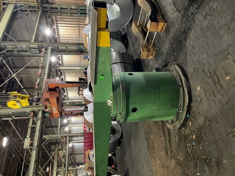 60" x 40,000Lb Cincinnati Uncoiler, Coil Car & Turnstile