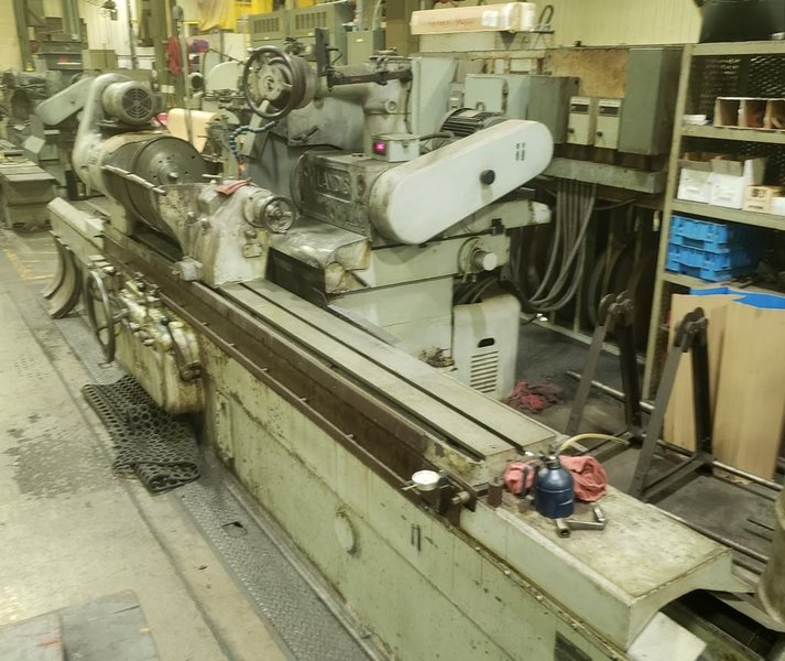 Landis Crankshaft Grinder, 22" Swing Over Table, 88" Between Crank Fixtures, 36" x 1.5" x 12" Wheel, 7.5 HP, #30592