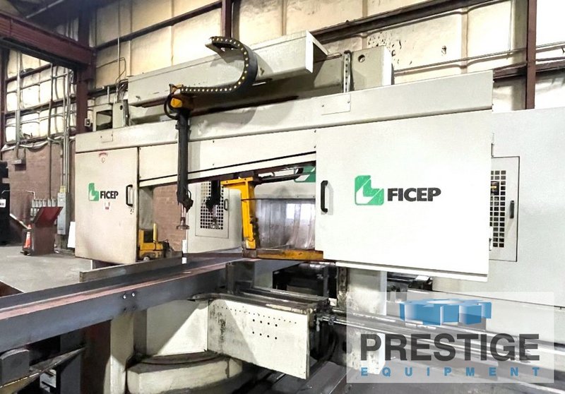 Ficep 1001 DDB Drill & Saw Line, Monospindle Rotating Drill Head, ATC,  Ficep Pegaso CNC, Material Handling, 2013 #43408