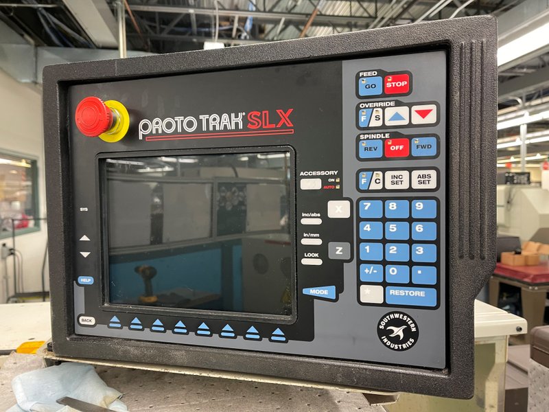 16" X 30" TRAK 2-AXIS CNC/MANUAL FLAT BED LATHE
MODEL: 1630HS-SX, S/N: 09DG62508, NEW: 2009